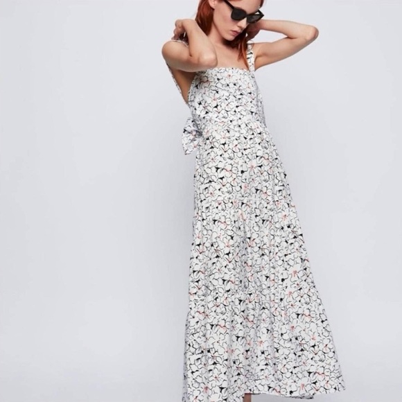 ZARA PRINT DRESS SIZE S - Picture 6 of 17